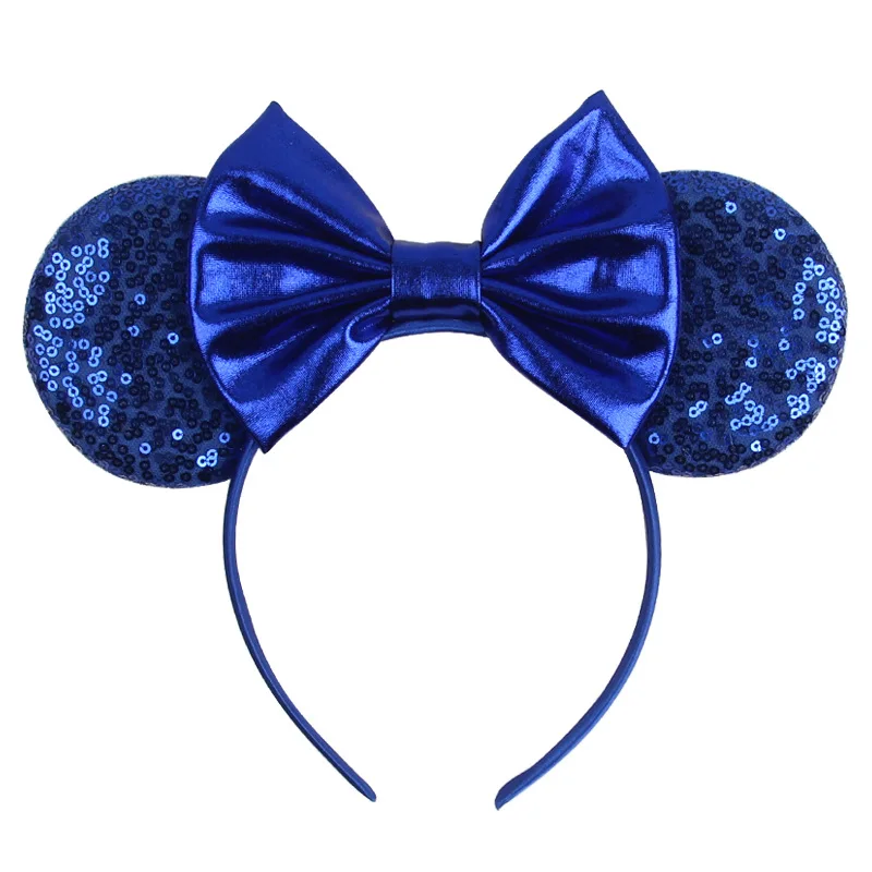 Mickey glitter bow Children\'s Day holiday headband amusement park selfie cute headband hair accessory