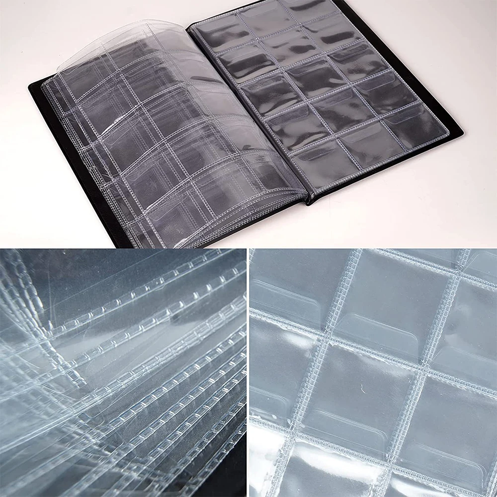 150 Grid Cabinet Type Transparent PVC Coin Collection Book Loose-leaf Photo Album Binder Ancient Coin Commemorative Coin Holder