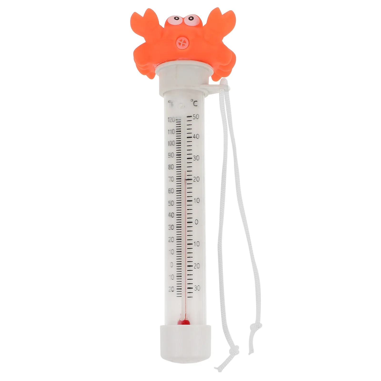 Floating Pool Water Thermometer Cute Small Size Rope Attached Fast Measuring Swimming Pools Spas Hot Tubs Bath Thermometer