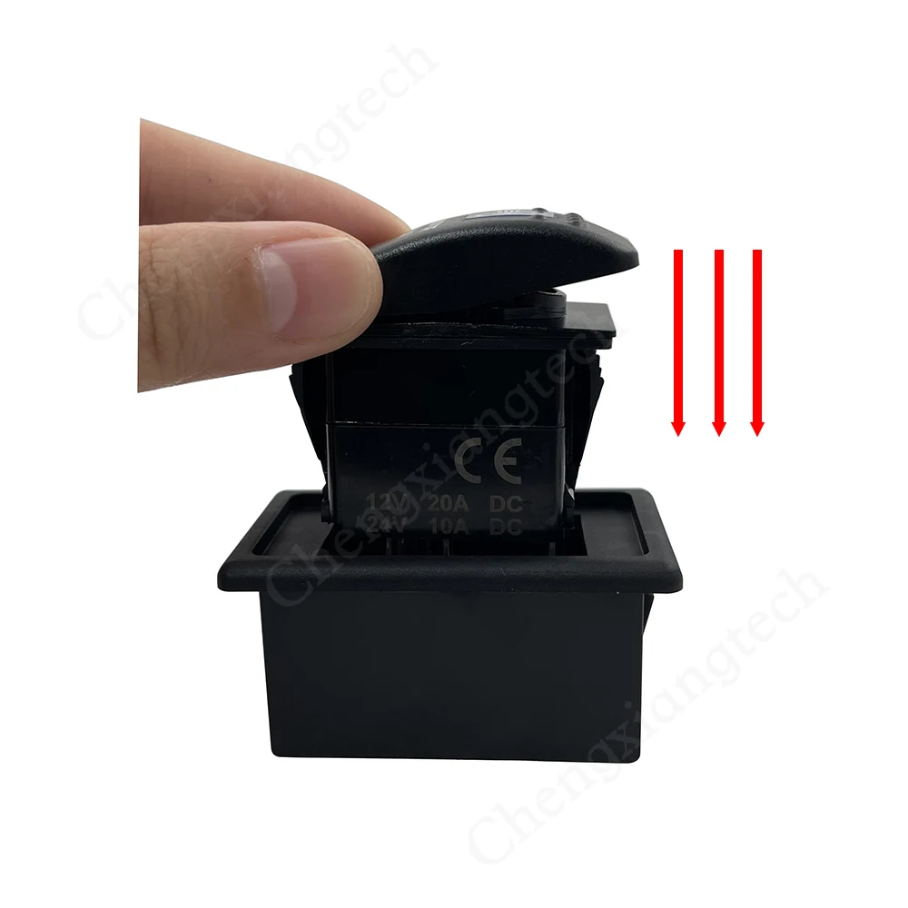 Car Boat Single Rocker Switch House Housing Bezel Mount Bracket Holder for Carling ARB Expandable Accessories