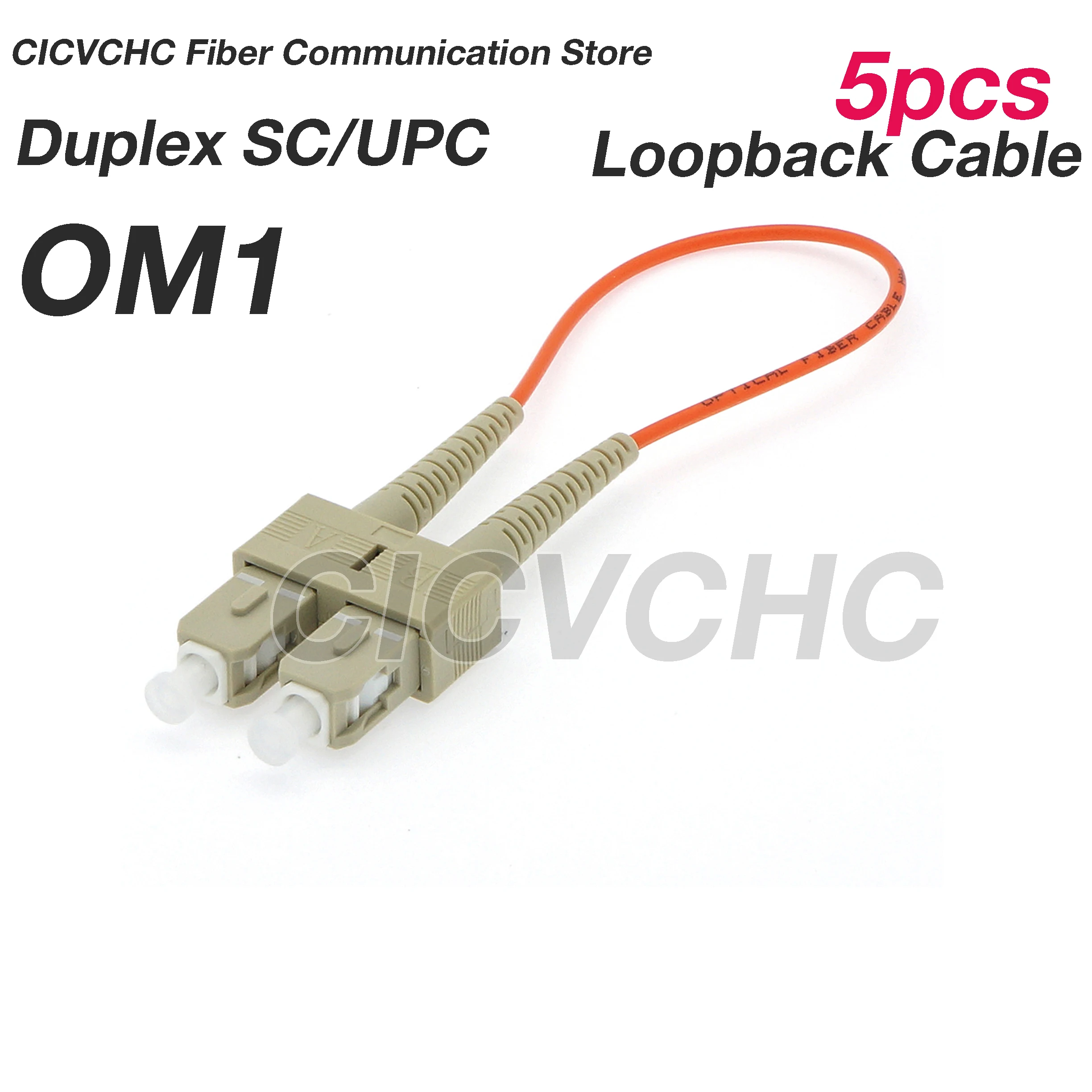 5 stuks SC LC Loopback-tester APC UPC-SM OS2/MM OM1, OM2, OM3, OM4 met 2,0 mm buis