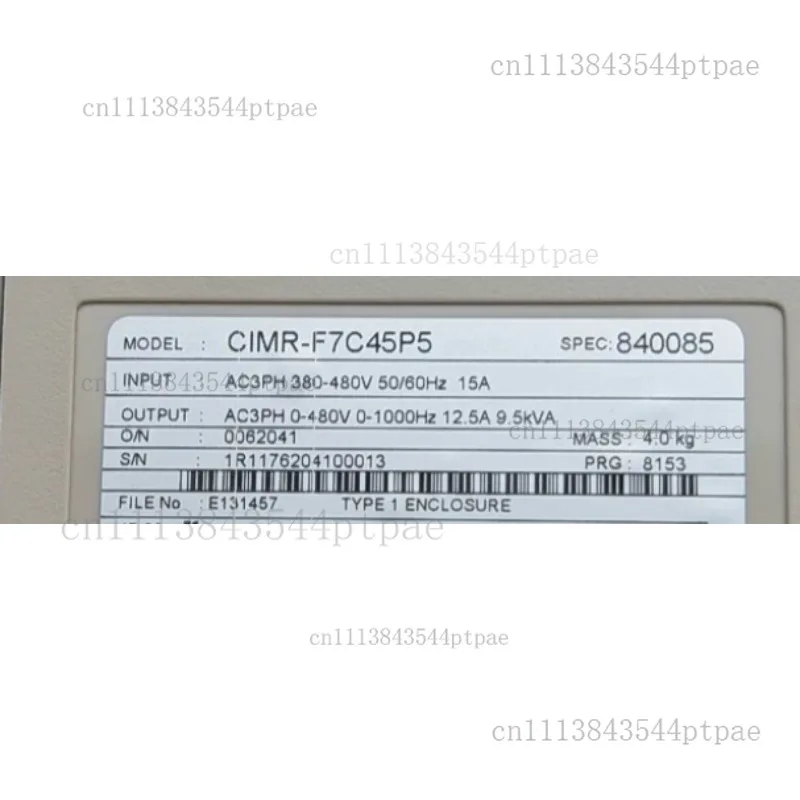 F7 Inverter Cimr‑f7a45p5 5.5kw Three-phase 380v Vector Inverter (actual Picture Taken)