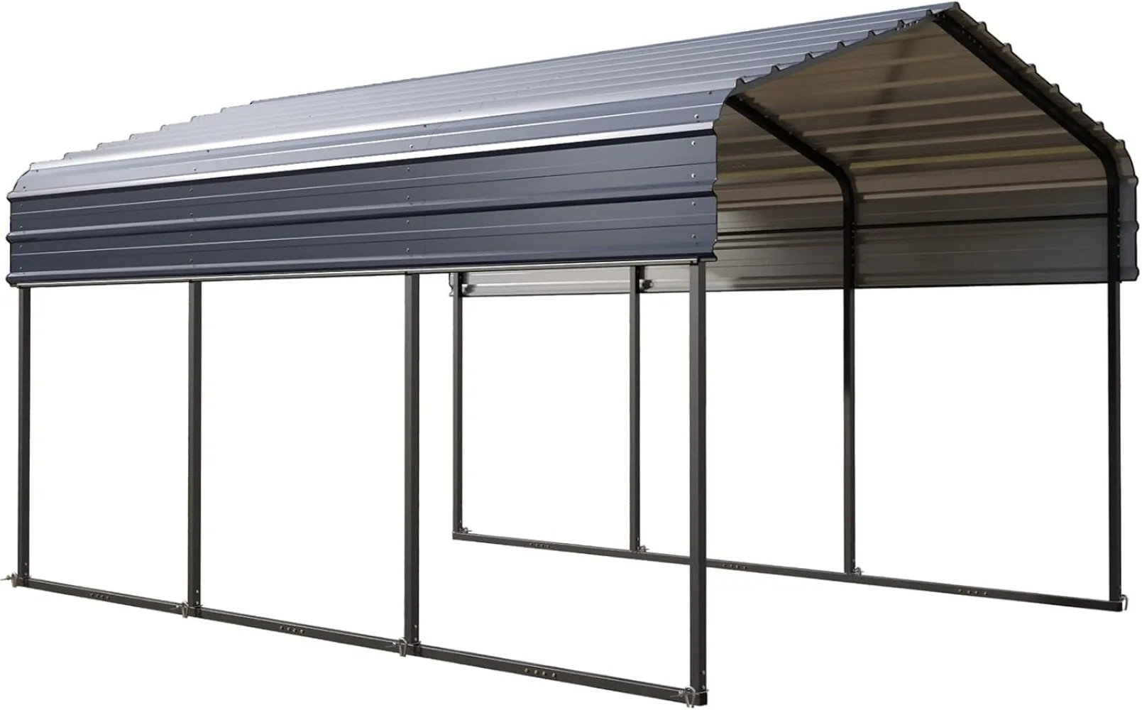 

Car Port Metal Canopy 10x15 ft Heavy Duty for Snow, Portable Garage Kit Shed Tent Shelter Metal Frame All Weather Outdoor