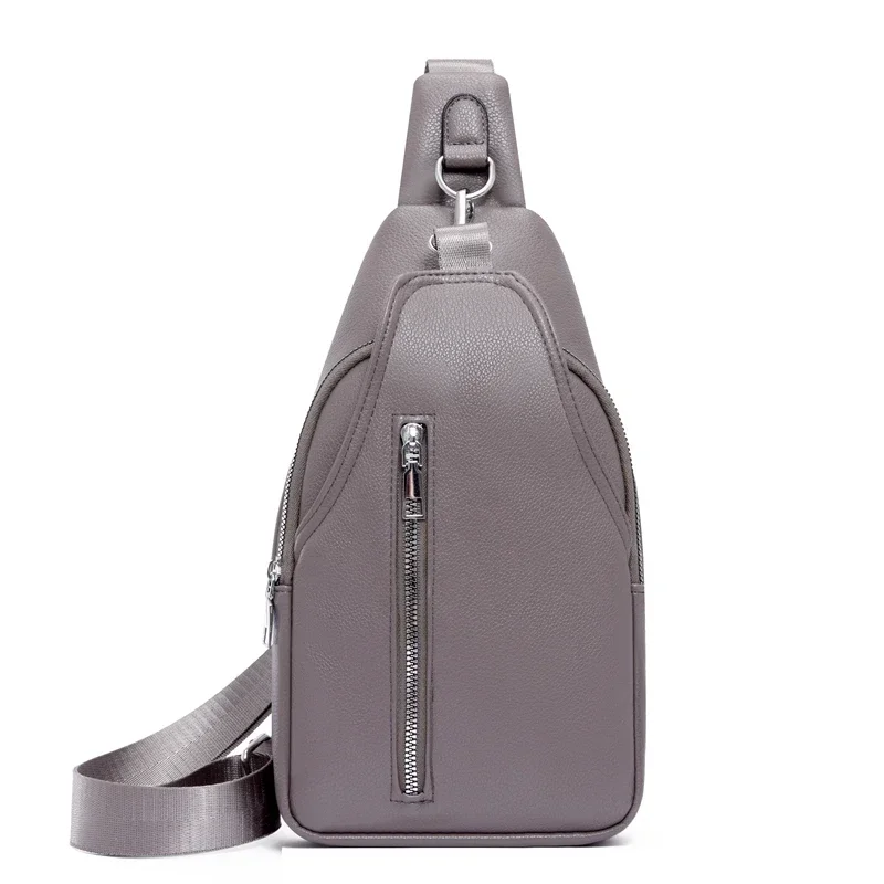 Pu جديد الخصر حزم سستة حقائب نسائية للبيع 2025 جودة عالية عالية عالية السعة الخصر حزم الصلبة الترفيه تنوعا Poche