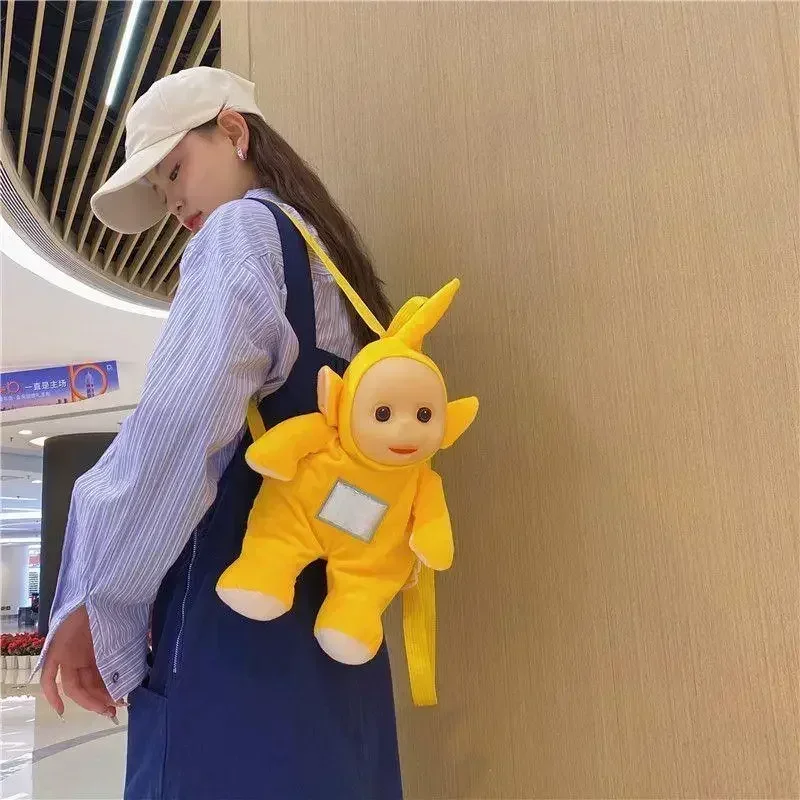 أنيمي The-Teletubbies تأثيري على ظهره لطيف الكرتون المحمولة سعة كبيرة Kawaii حقيبة كتف المدرسية هدية عيد ميلاد