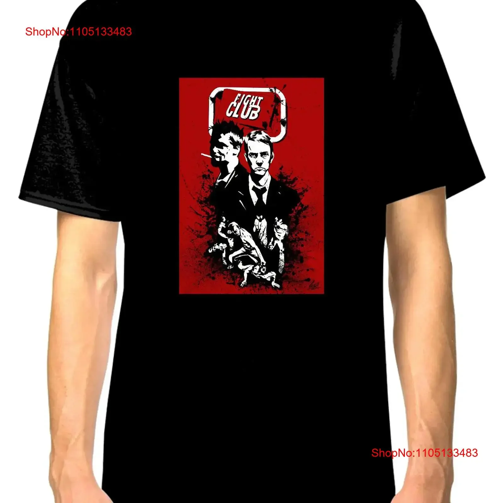 

Fight Club Tyler Durden T shirt 100 cotton High Quality vintage Washed Stretched Unisex Top For Everyday Wear Slightly