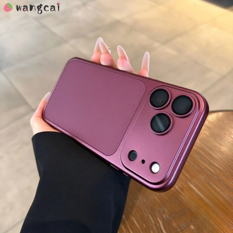 Luxury Burgundy Phone Case For Samsung Galaxy A23 A22 A22S M22 A21S A20S A10 A10S M10S A02S M02S F02S 5G 4G Luxury Matte Cover