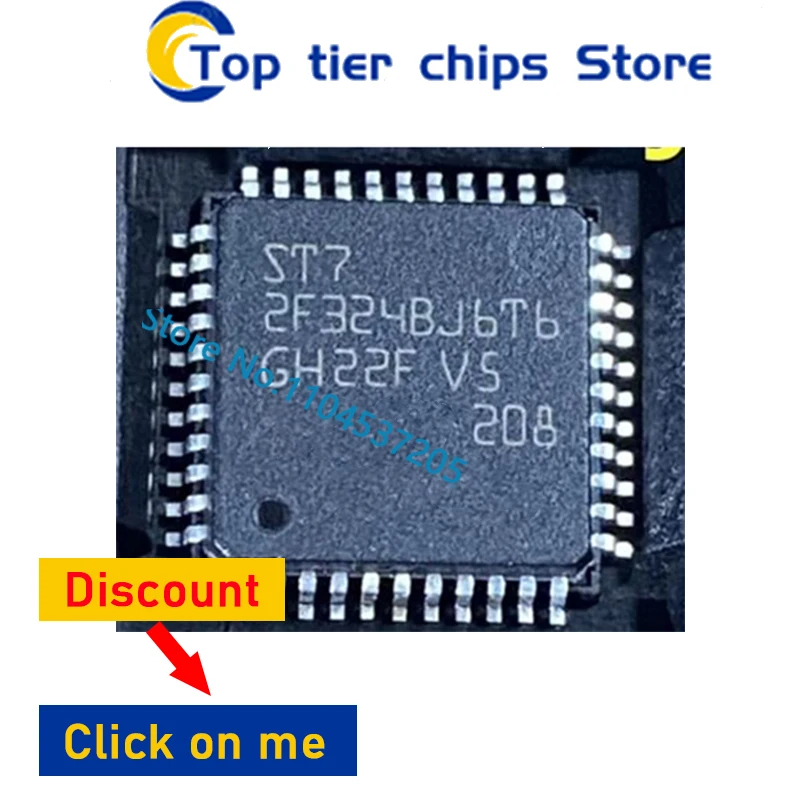 

5 шт. 72F324J6T6 ST72F324J6T6 ST72F324 QFP44 Совершенно новый оригинальный запас