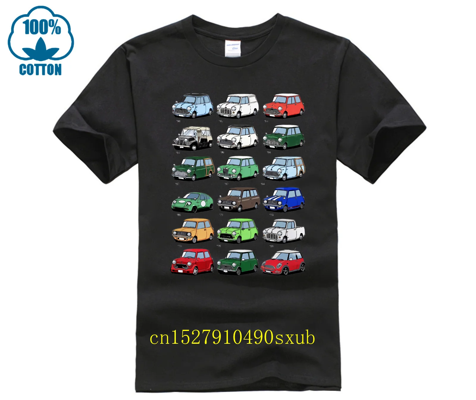 2023 austin mini printed tshirt Men's Summer Style austin mini Cooper Austin Classic Car T Shirt Short Sleeve Tee