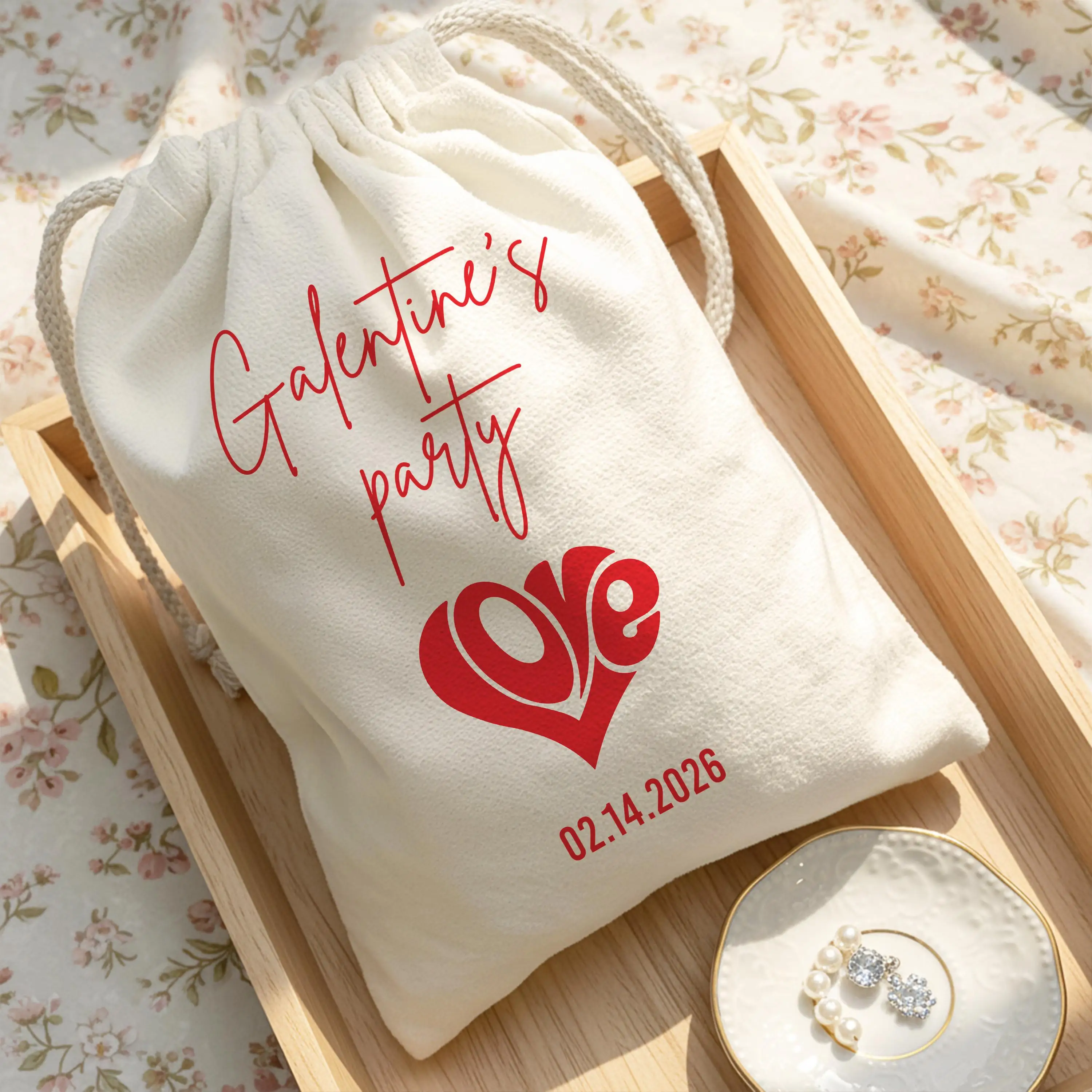 Personalized Galentine’s Day Favor Bags Anti-Valentine’s Hangover Party Bags Girls Night Out Goodie Bags, Adult Party Favors