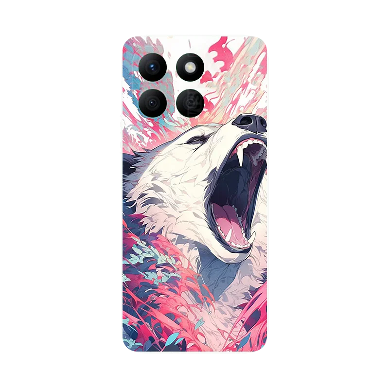 For Honor X8b Case X 8b Leaves Panda Soft Silicone Back Cover for Honor X8B LLY-LX1 Phone Case HonorX8B Protective Shell