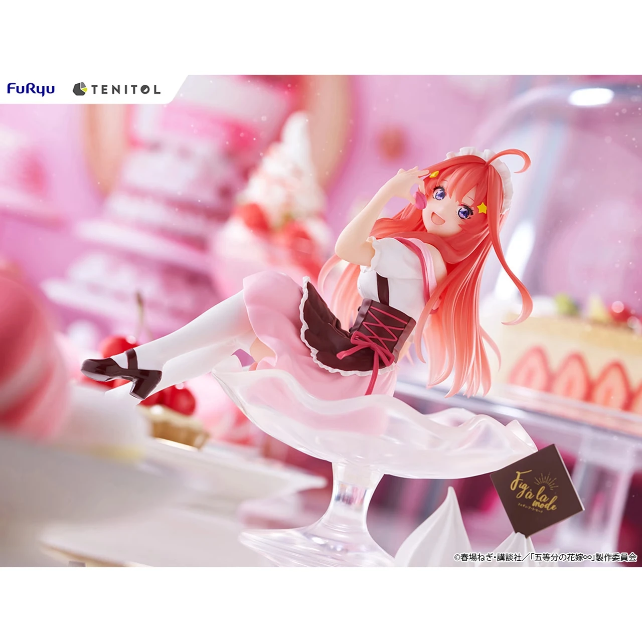 Original FuRyu TENITOL The Quintessential Quintuplets Nakano Itsuki PVC Anime Figure Action Figures Model Toys