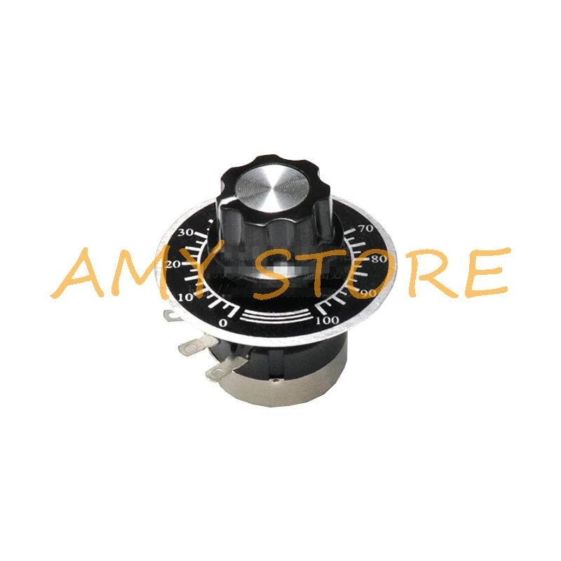 1Pc RV24YN20S B101-B504 Single Turn Resistor Carbon Film Potentiometer Plate Rotary Knob 100R200R500R 1K2K3K5K-200K-500K 1M Ohm