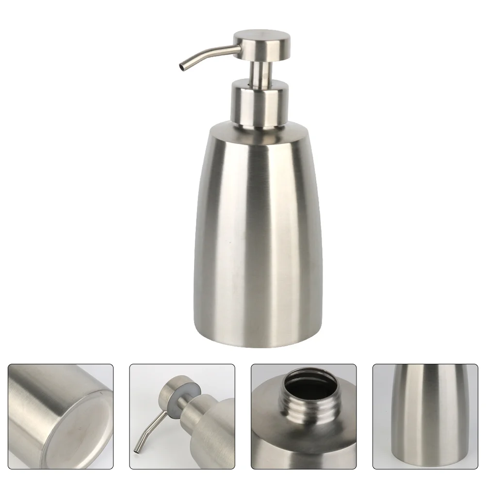 Stainless Steel Sparkling Bottle Empty Foaming Practical Travel Simple Cosmetics Sub Mousse Anti-leak Bottles