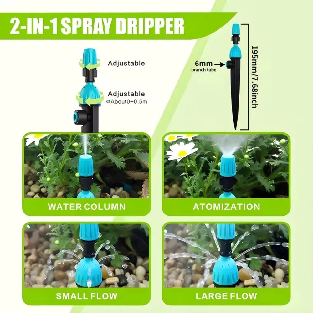 5PCS/SET 360° Adjustable Automatic Lawn Sprinkler Buried Plug Large Area Coverage Rotating Sprinkler Water Saving