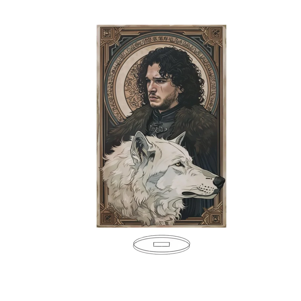 15 سنتيمتر لعبة ساخنة: لعبة من عروش الاكريليك حامل نموذج تأثيري شخصيات حلية اكسسوارات عيد الميلاد جمع الهدايا #4