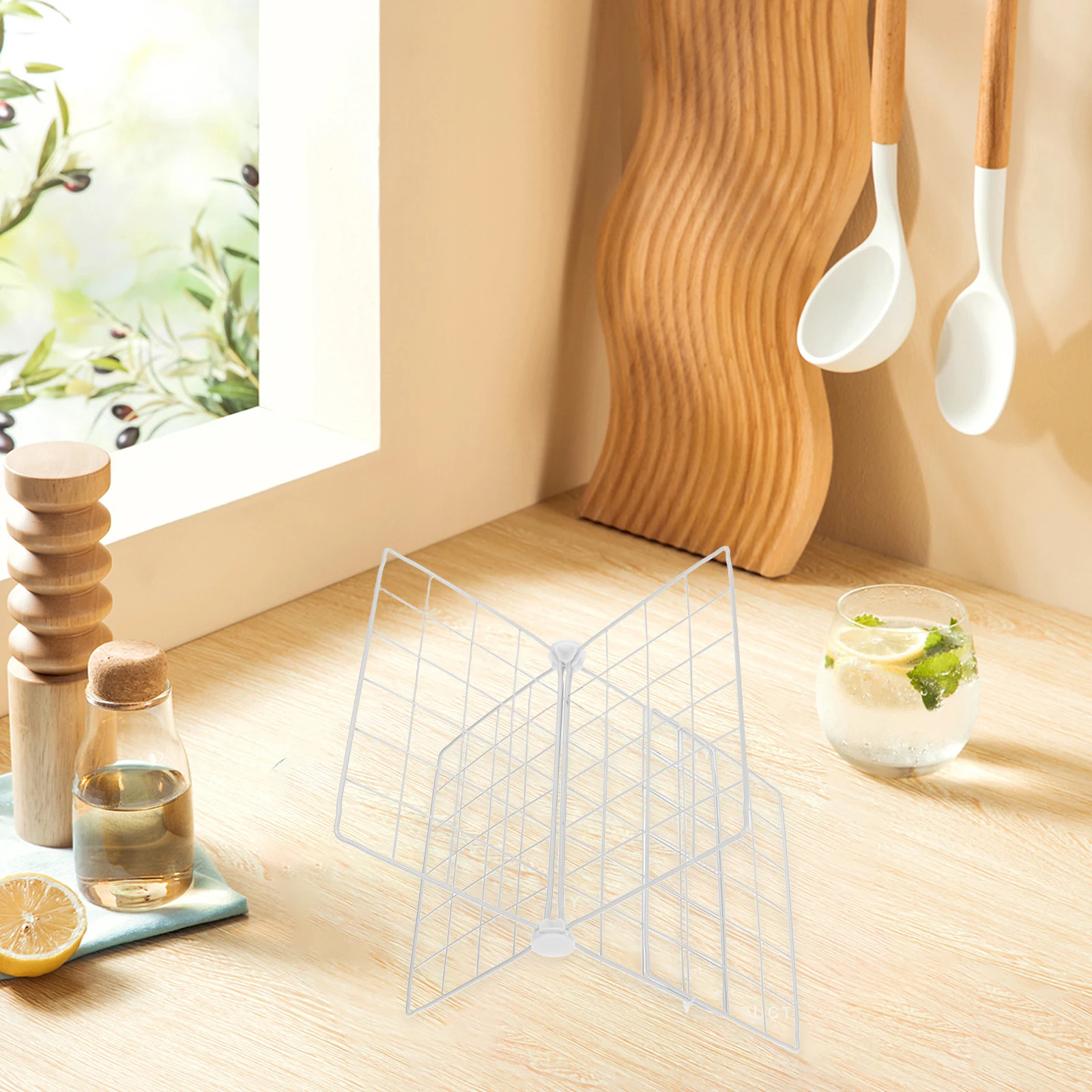 

1Set Freezer Wire Dividers Adjustable Iron Mesh Partition Chest Freezer Organizer Refrigerator Storage Separator Prevents Item