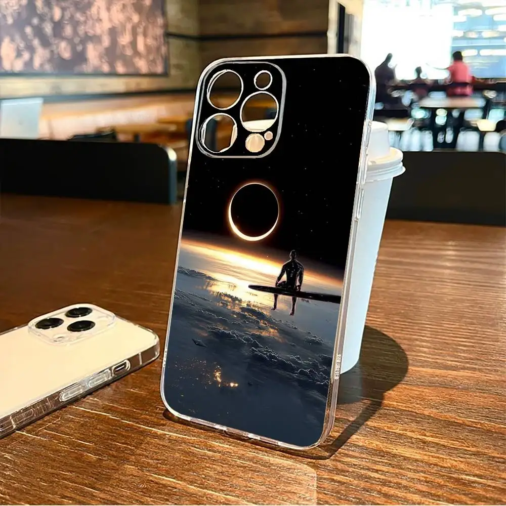 

S-Silver Surfer-1 Phone Case For iPhone17,16,15,14,13,12,11 Plus,Pro Max Soft Transparent Cover