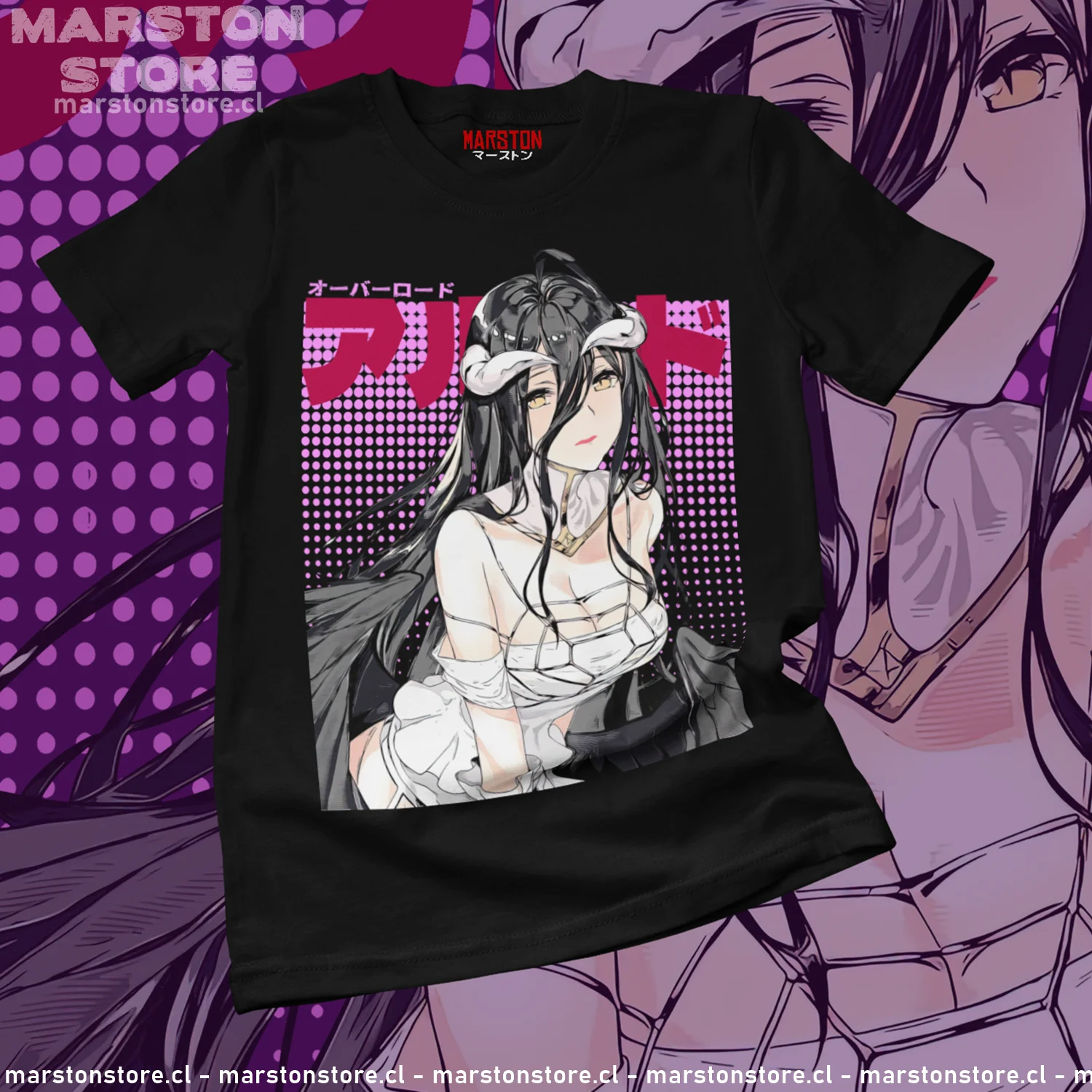 Overlord Anime Print T-shirt Men Women Japanese Anime Manga Oversized Short Sleeve Street Harajuku Cotton Female Male Clothes