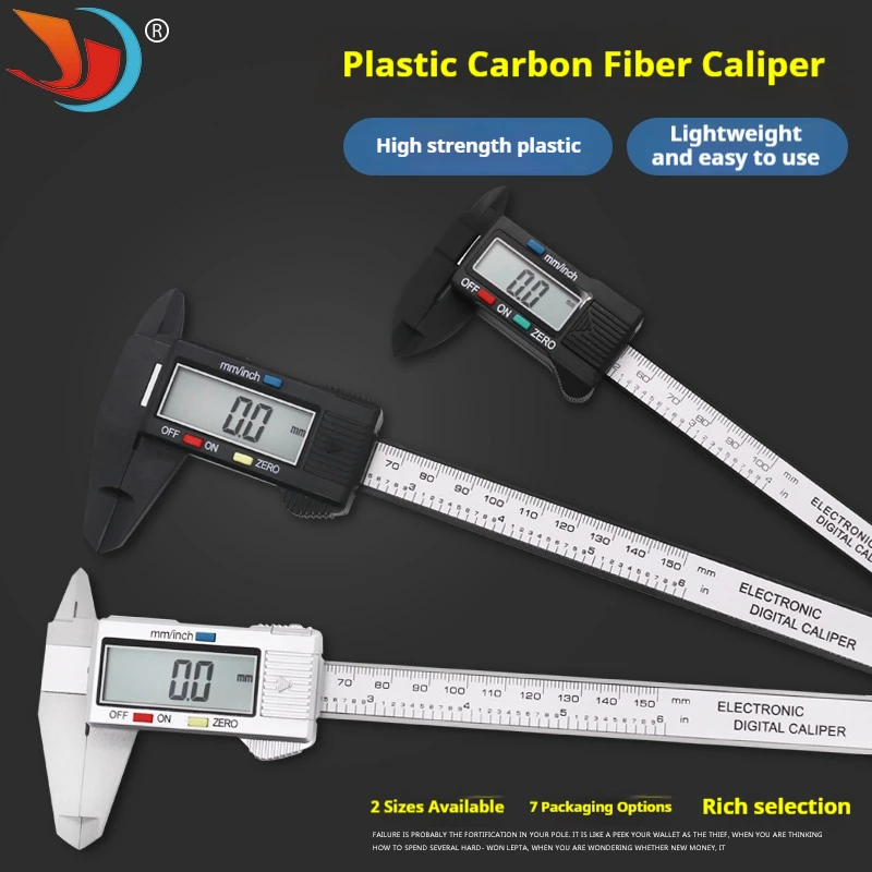 

Plastic vernier caliper jewelry bracelet measuring small caliper high-precision electronic digital display 0-150mm