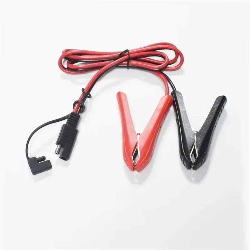 Un set per veicoli, trattori, motocicli, accessori per barche, cavo di alimentazione da SAE a coccodrillo, durevole, resistente, semplice da usare, 14AWG