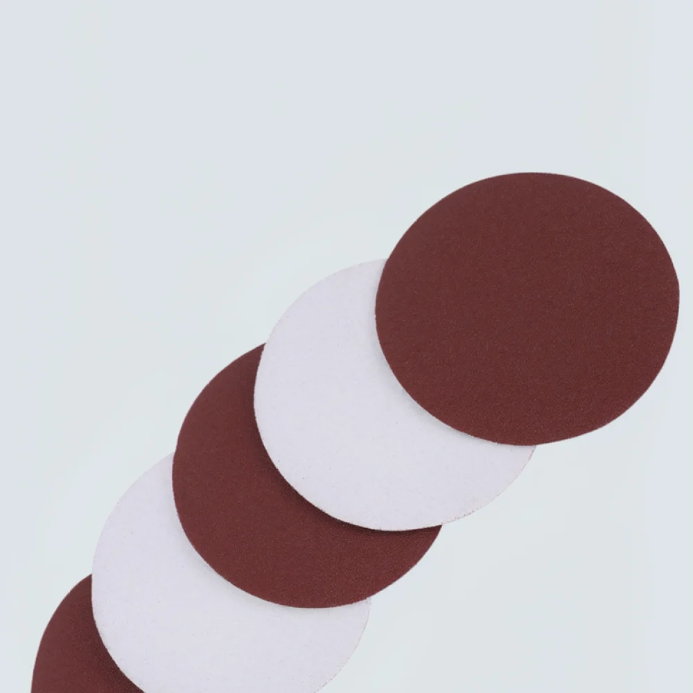 For Leji Hook Loop Sanding Disc Flocked Sandpaper Brown Alumina Abrasive Sheet For Woodworking Metal Grinding Polishing Kit