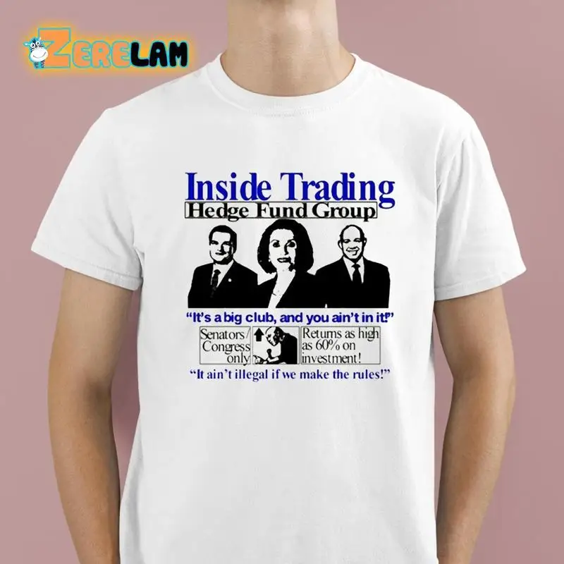 Inside Trading Hedge Fund Group T Shirt