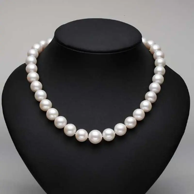 925 sterling silver Pearl necklace Shell pearl Fashion accessories Right round bead Women's accessories  Fashion gift