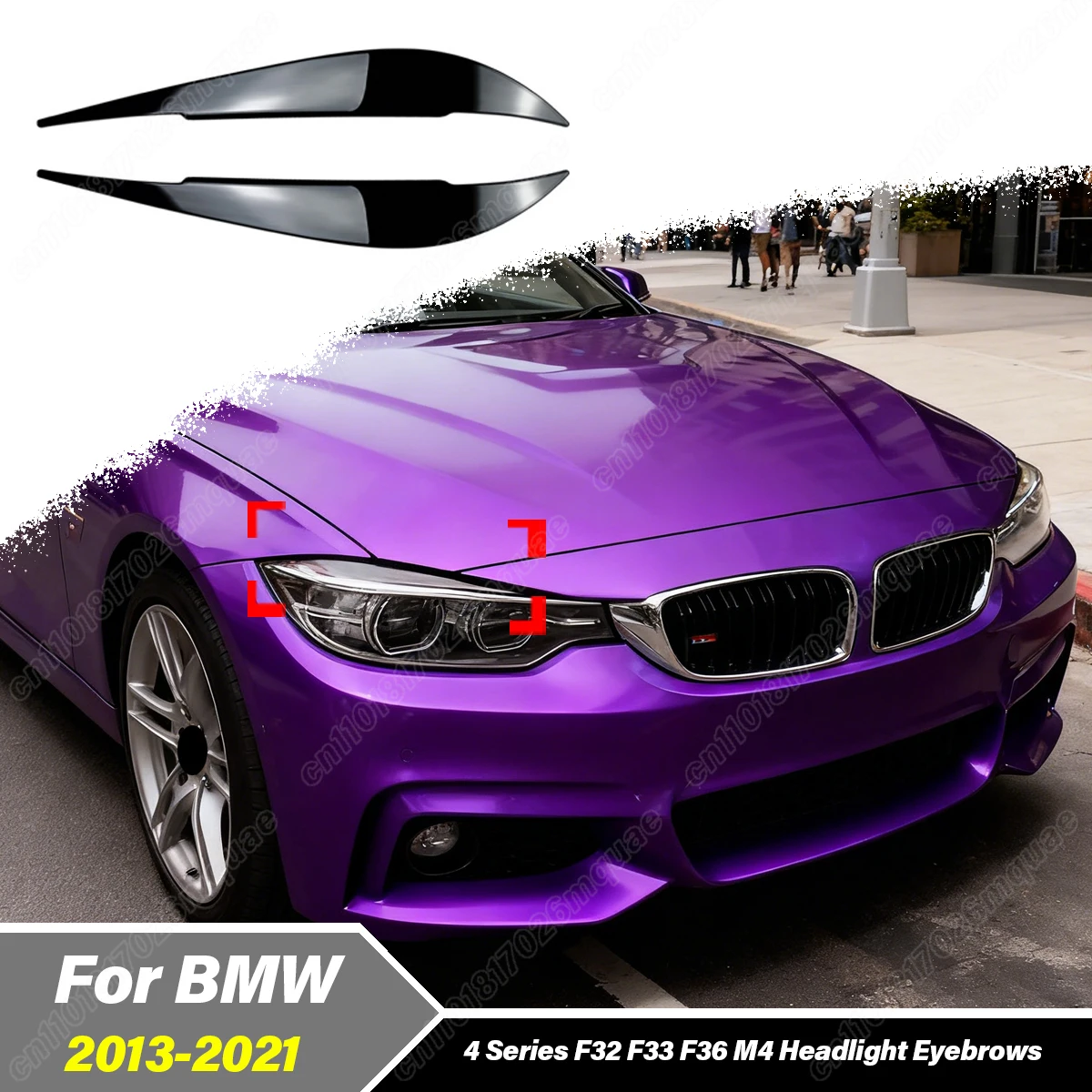 

Для BMW 4 серии F32 F33 F36 M4 2013 2014 2015 2016 2017 2018 2019 2020 2021 автомобильные фары, декоративные брови, комплект кузова