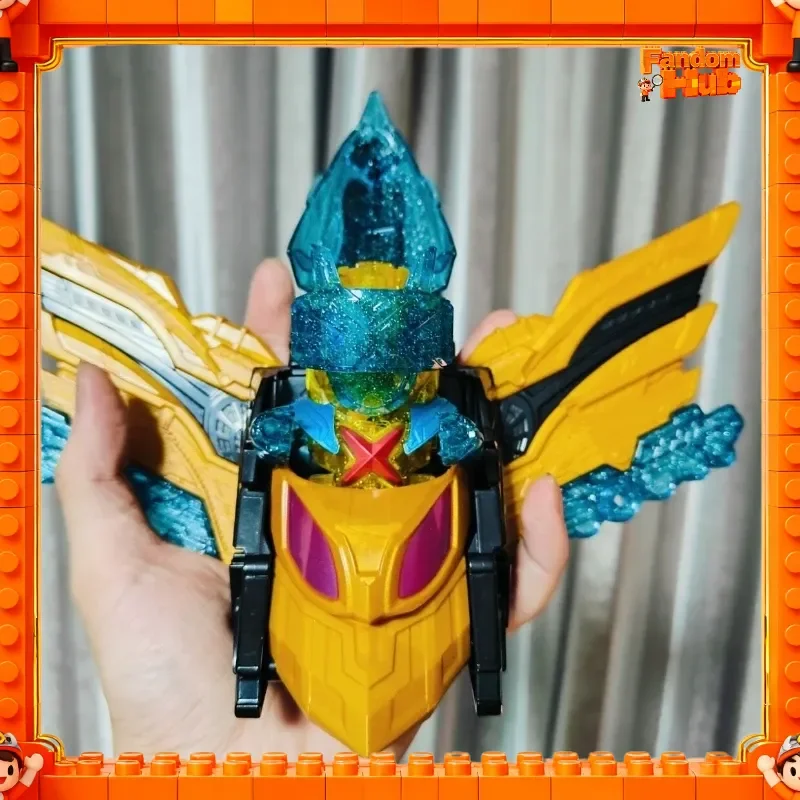 

Оригинальный в наличии Bandai Dx Kamen Rider Gotchard Cross Hopper Platinum Geats Ten Train Enhancement Gear Set, игрушка без ремня