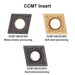 Maifix 10pcs CCMT ZC32S ZC2532 CCMT120404 CCMT120408 CCMT09T304 060204 Lathe tool internal turning CCMT turning carbide insert