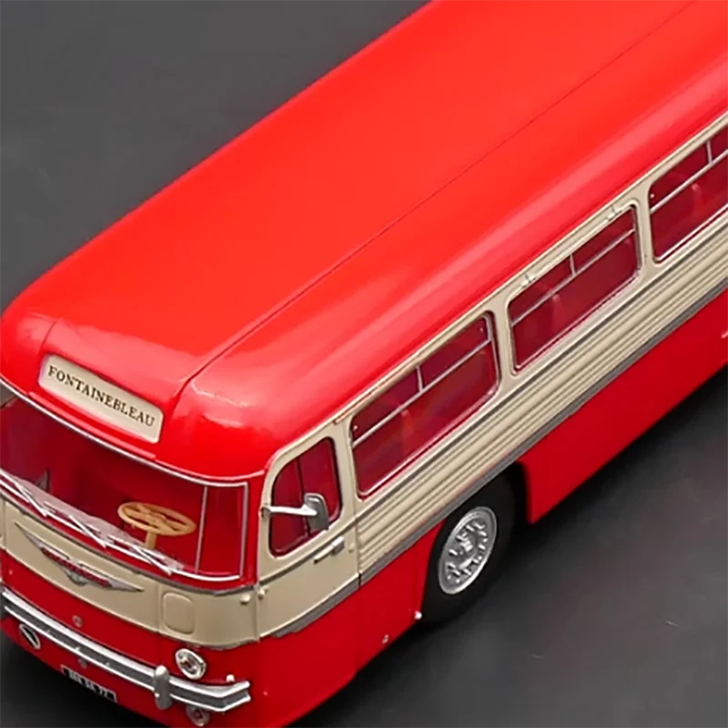 Diecast 1:43 Scale Ixo Chausson Ang Bus Alloy Vehicle Model Finished Simulation Collection Decoration Gift Toys Display