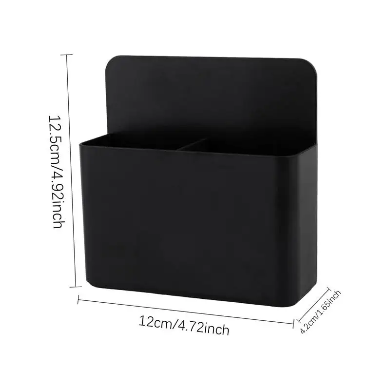 Plastic Magnetic Pen Holder Erase Multi-functional Storage Box Pencil Organizer For Home Office Whiteboard Fridge Refrigerator