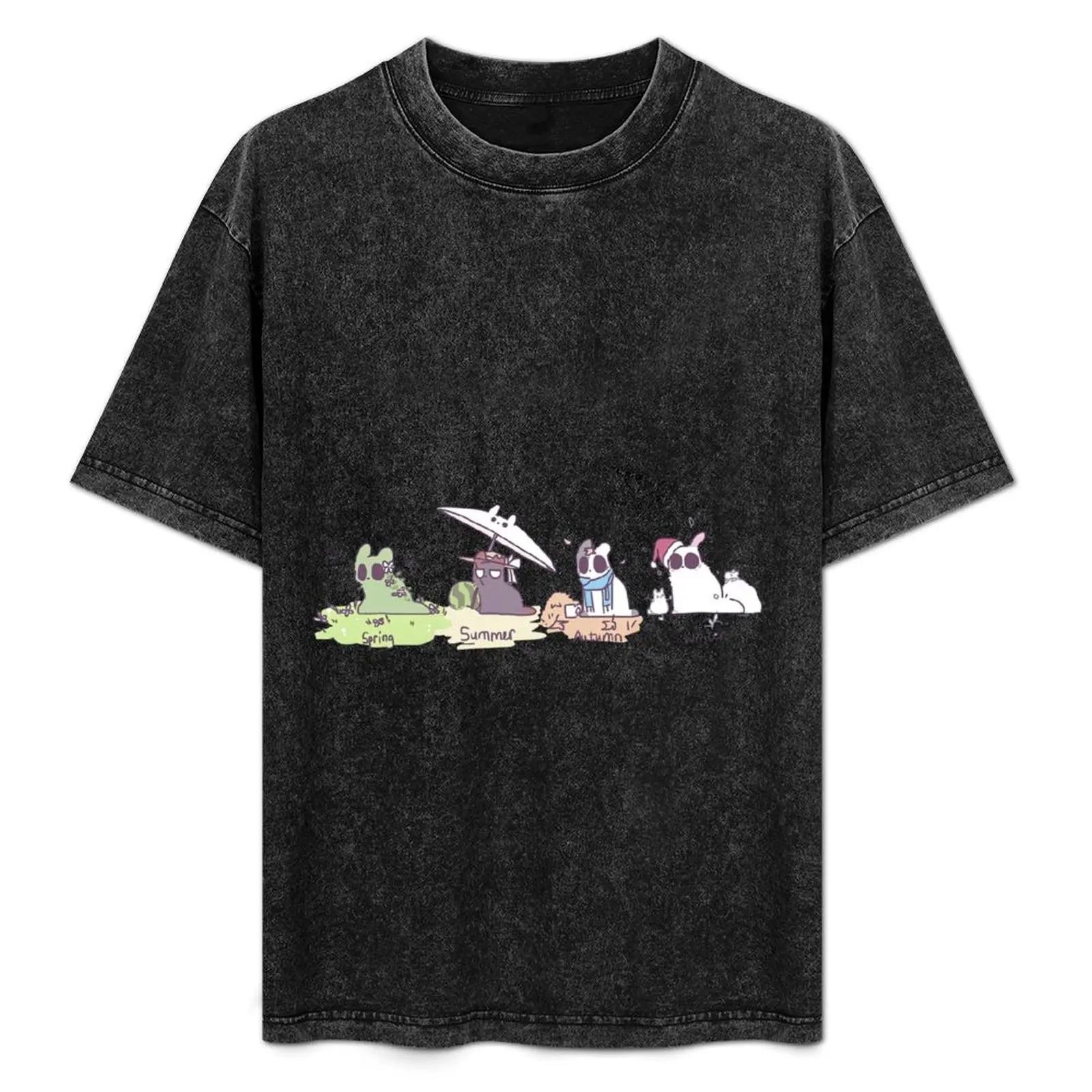 slugcat - rain world cute T-Shirt Short sleeve tee Aesthetic clothing sublime vintage graphic tee t shirt for men