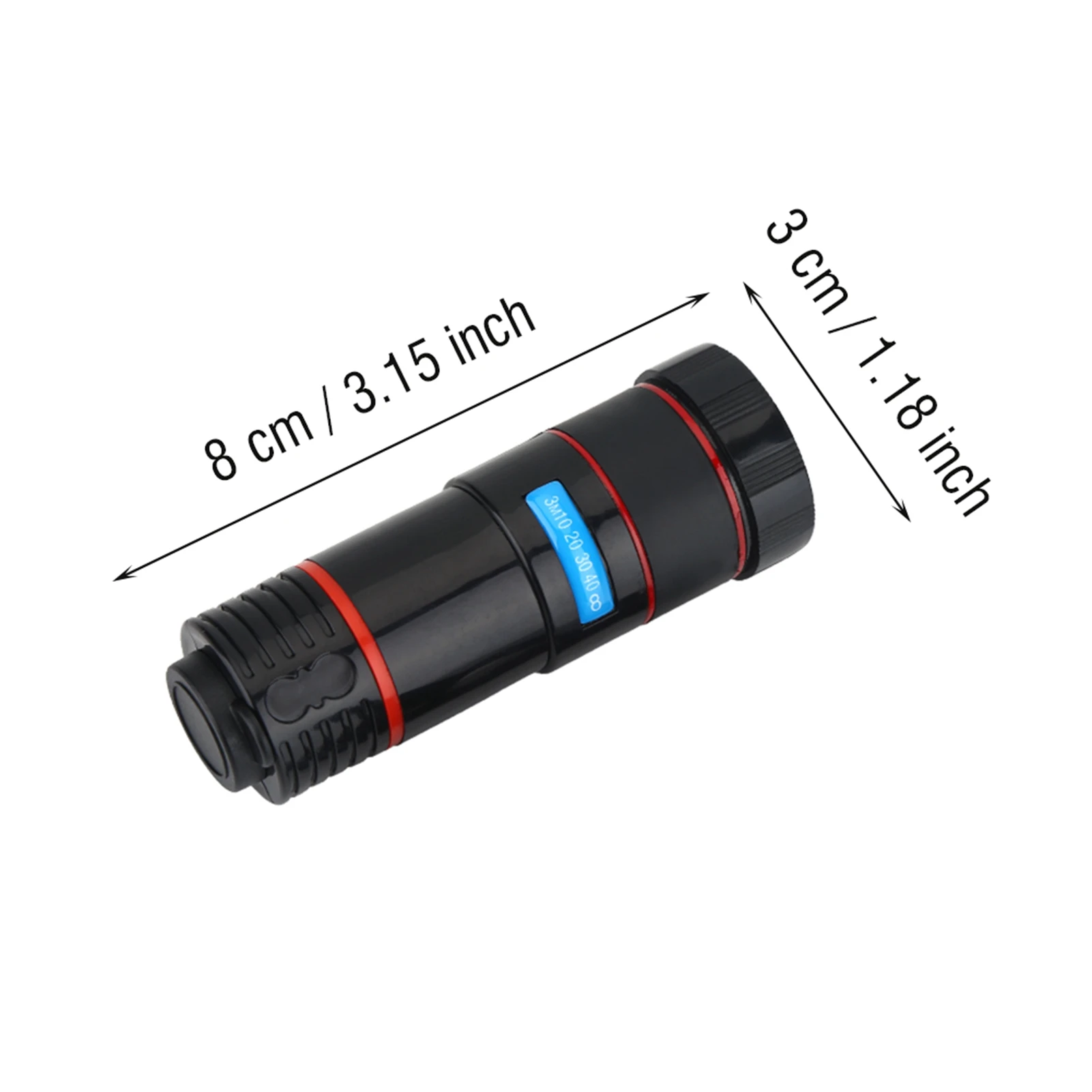 الهاتف أحادي العين في الهواء الطلق صغير محمول 12 مرة التركيز الهاتف أحادي العين تلسكوب الهاتف الذكي