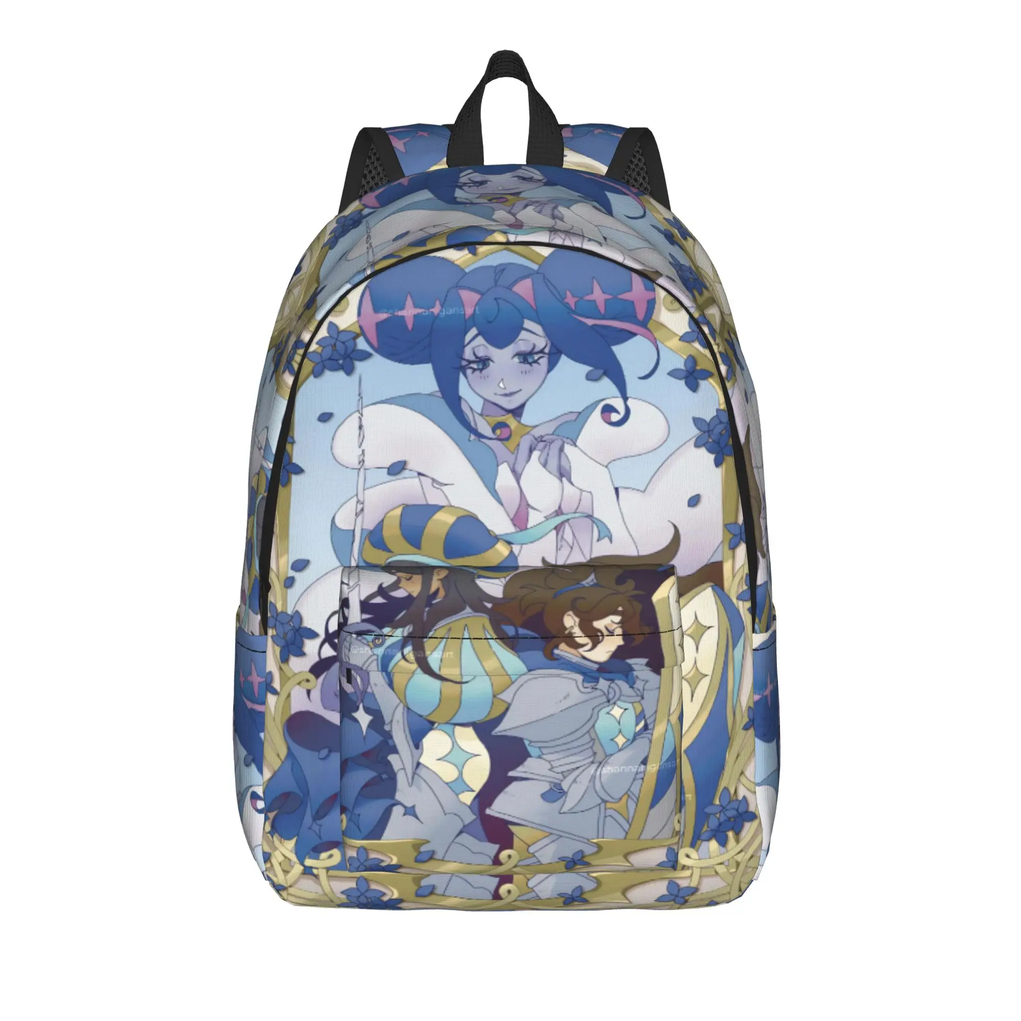 K-Knights Of Guinevere Backpack for Men Women Cool High School Work Daypack  Laptop Computer Shoulder Bag Gift