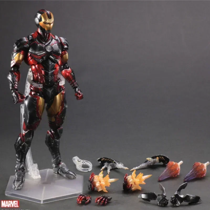 

Iron Man Marvel Series Pa Revamp Spider-Man Hand Deadpool Toy Avengers 4 Captain America Venom Black Panther Model Kid Xmas Toys