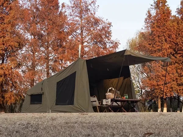 

vb-Inflatable Camping Tent, 4.5 SQM Spacious Interior with Large TPU Windows, Advanced Waterproof Material for All-Weather Use&