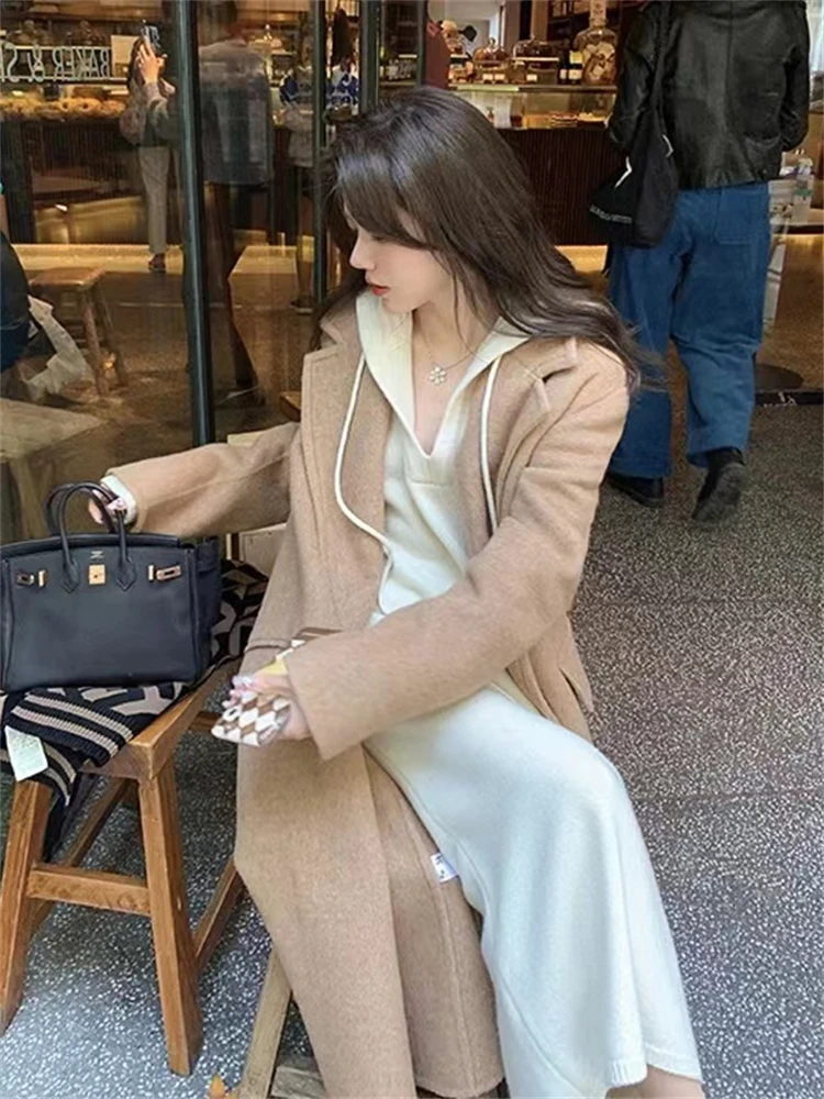 Women Sweater Winter 2 Piece Sets Elegnat Knitted Suits Female Sweaters Vintage Womens Skirt High Waist Autumn Vintage Vestidos