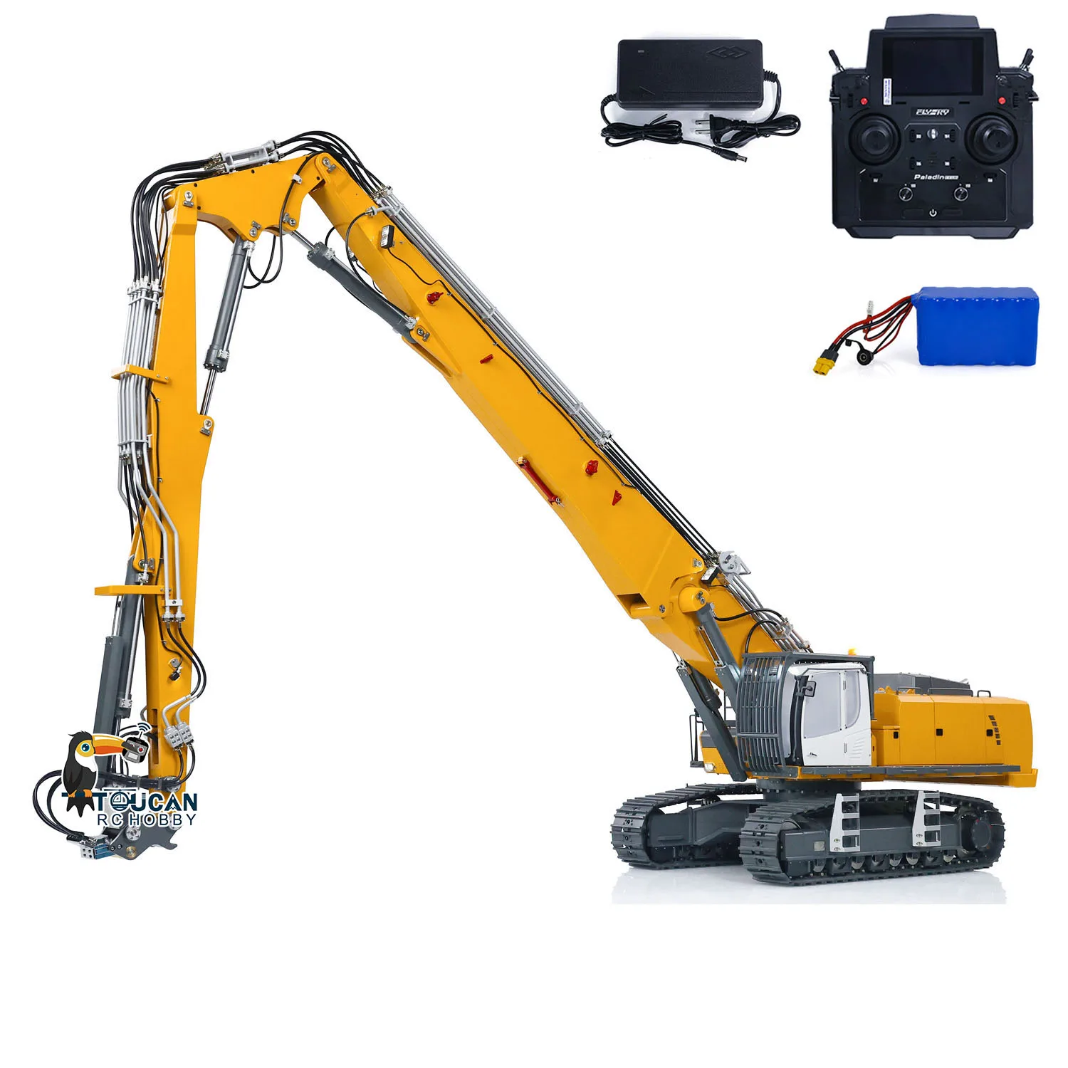 Spielzeug K970-300 Auf Lager 1/14 CUT RC Hydraulische Abbruchmaschine Metall-Baggermodell Ferngesteuertes Baggermodell Geschenke