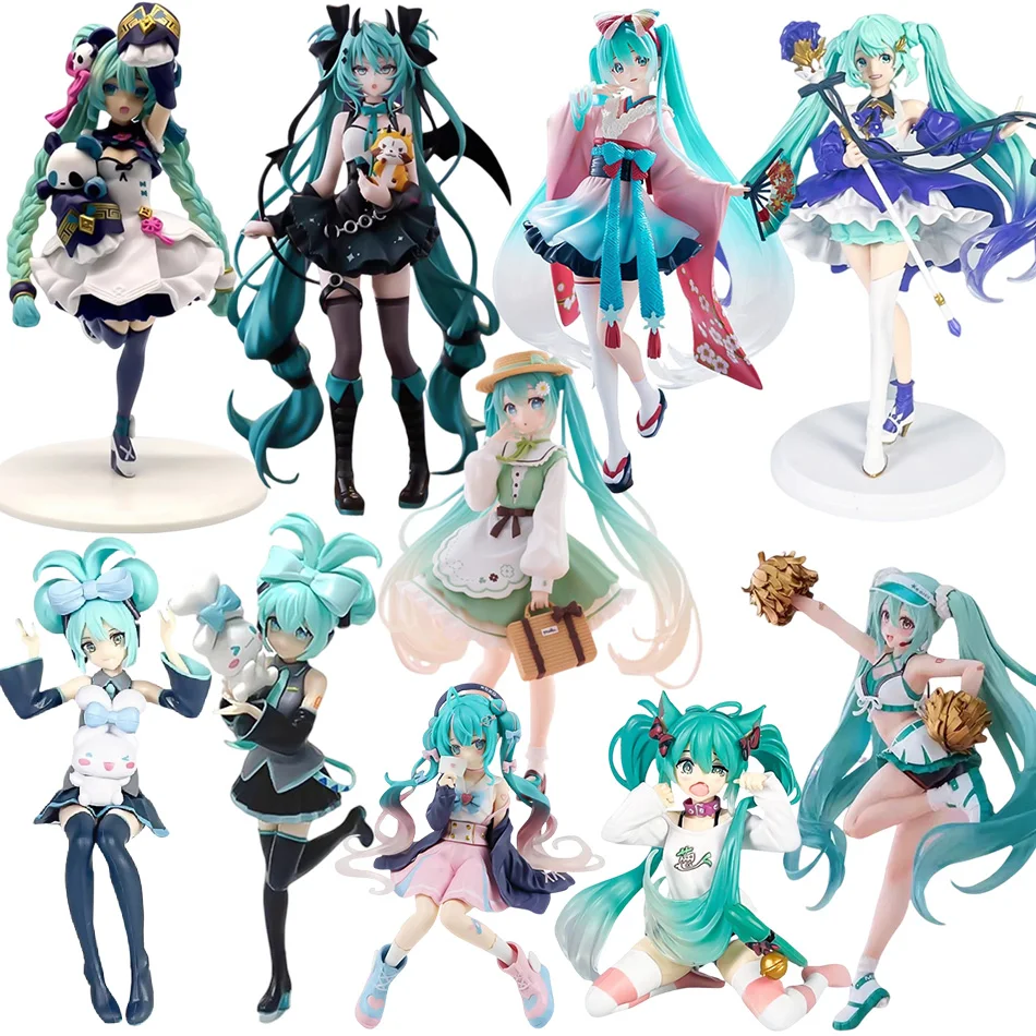 Figurine Miku Raton Laveur – Statue Anime 18 Cm – PVC, Collection Déco Bureau – Cadeau Fan