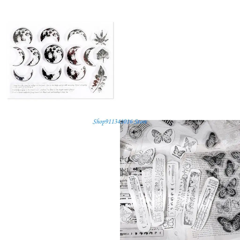 

Decorative Silicone Clear Stamp Exquisite Transparent Scrapbooking Seal Stamper