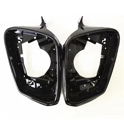 Car Gloss Black Side Mirror Housing Frame For BMW 5 Series F10 F11 F18 F07 GT 6 Series F06 F12 F13 7-Series F01 F02 Accessories