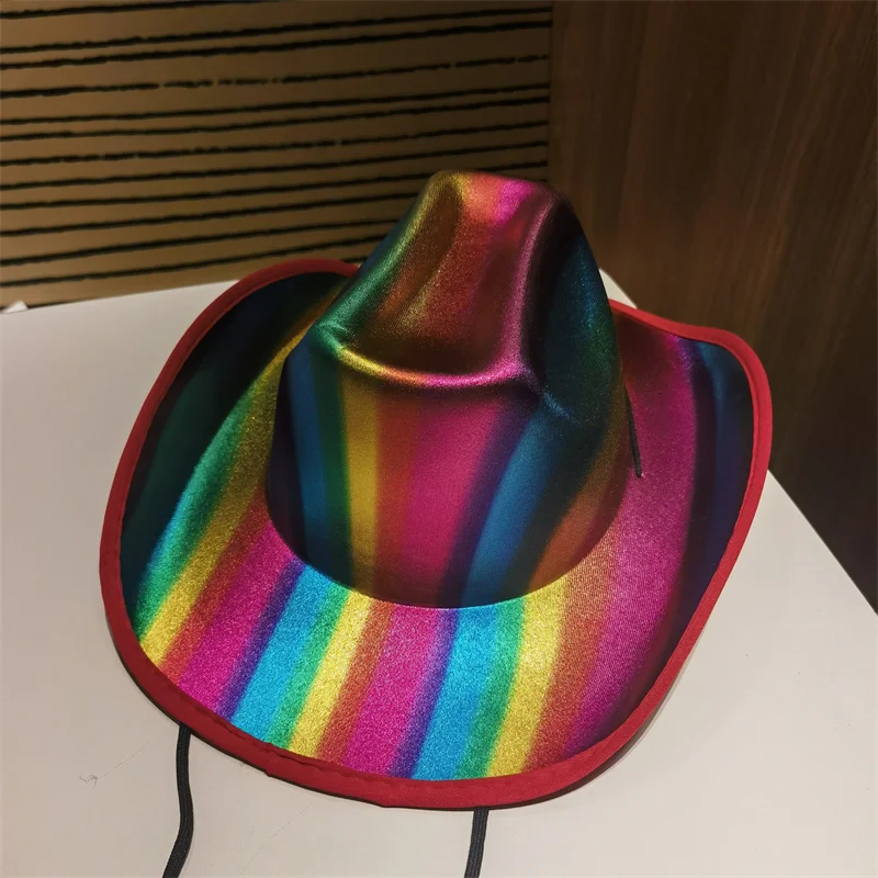 Cowboy Hat Western Cowboy Hats for Women Wide Brim Casual Panama Red Green Outdoor Decorate Summer Spring Sombrero Vaquero Mujer