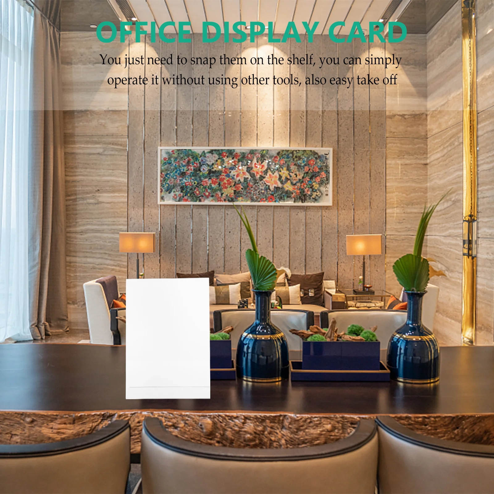 

6pcs Acrylic Display Stands L Shape Sign Holders Price Tag Retail Label Shelf Advertisements Clear Durable Rack Stand For