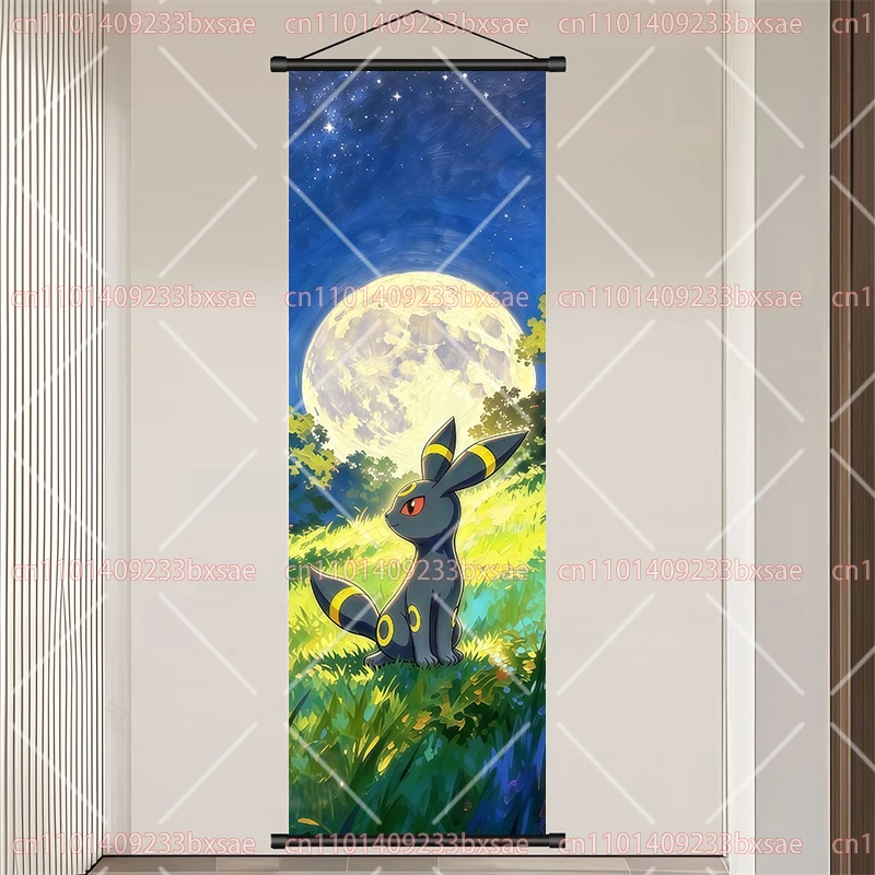 Póster HD de Pokémon con Pikachu, Psyduck y Eevee, Decoración de Pared Exclusiva para Fans, Pintura Colgante, Regalo Navideño para Niños