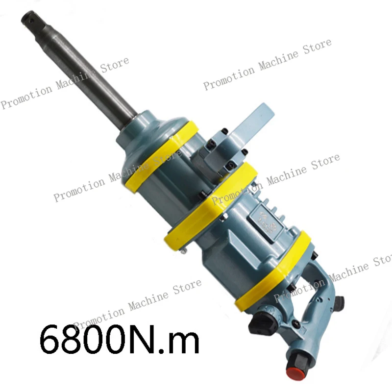 

ZD1200 Пневматический ударный гайковерт Инструмент для ремонта автомобилей Высокий крутящий момент 6800 Нм Промышленная резьба для разборки Пневматический ударный гайковерт Инструмент