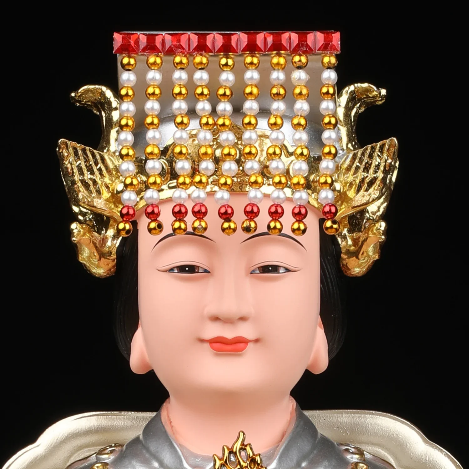 Miniatures The Goddess Mazu Statue Chinese Style  Amulet Feng Shui Statues of Gods and Statues Are Offered To Protect Peace