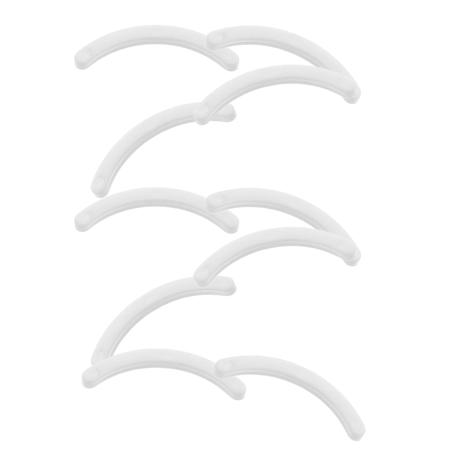 

11 pcs Eyelash Pattern Tools White Display Strips Extension Mounting Clips Grafting Glue Hard ABS Lash Practice Kit Eye Makeup