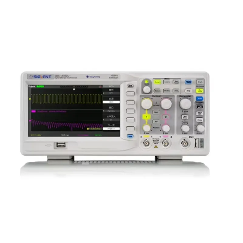 Siglent SDS1102DL+ 100MHz Digital Storage Oscilloscope 2+EXT Channels 1GSa/s 8-bit 32Kpts